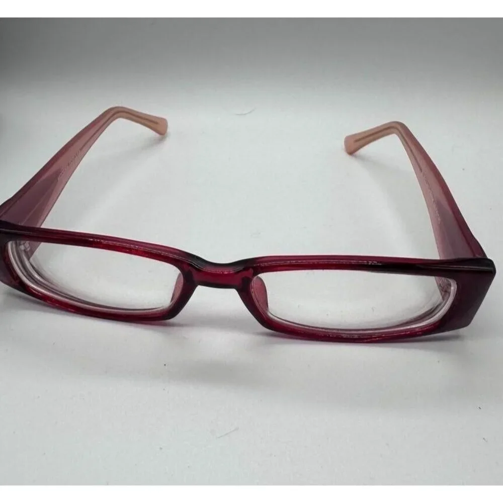 Modern Popular‎ Womens Eyeglasses Frame for Prescription Lenses Burgundy Pink